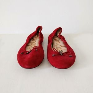 Sam Edelman Felicia Suede Ballerina Flats 7.5